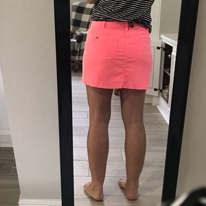 Corduroy mini skirt